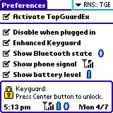 RNS:: TopGuardEx - software screenshot