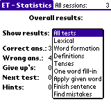 Statistics - test selection