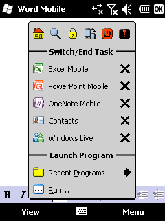 Task Manager Menu for Hi-Launcher
